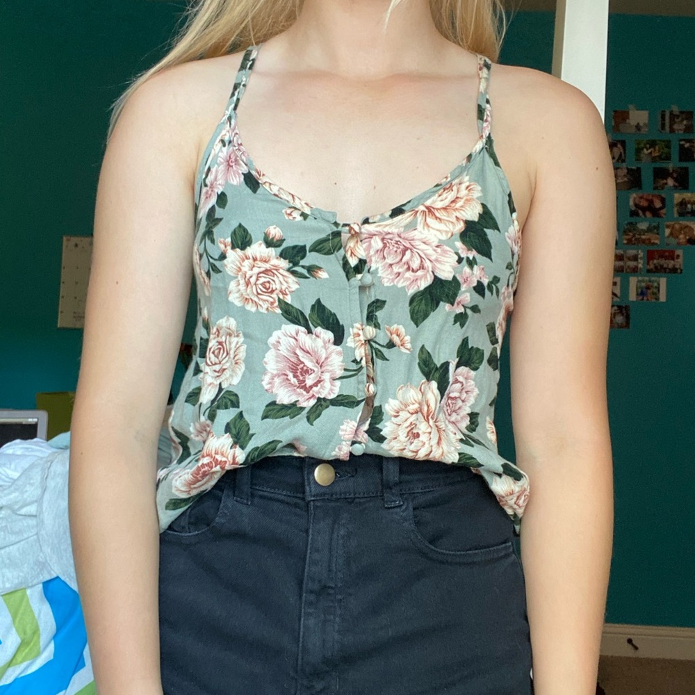 Floral tank top